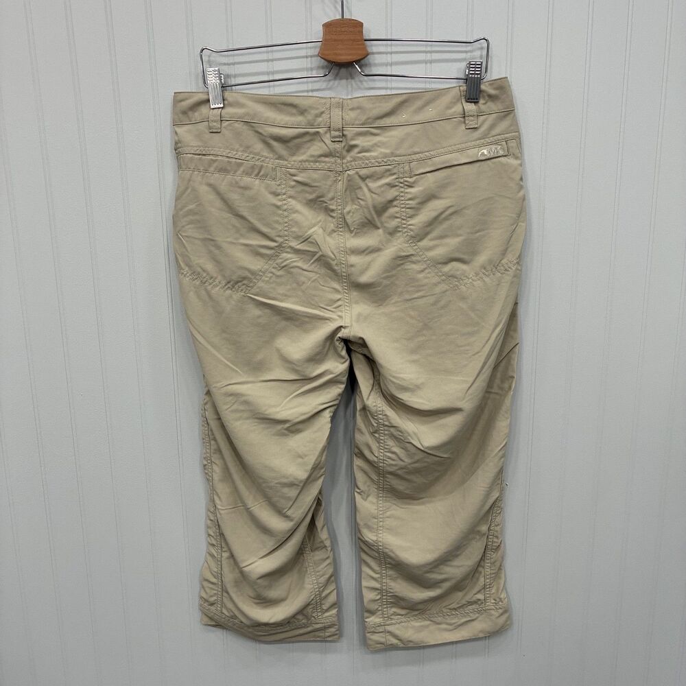 Mountain Khakis Women's Size 12 Tan Nylon Outdoor Hiking Capri Pants - Picture 3 of 8